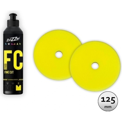 ZviZZer Polish pack 125 mm - sada finišovacích leštících kotoučů a pasty 3 ks