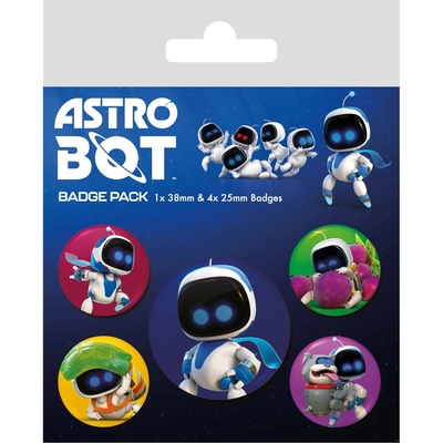 Pyramid Комплект значки Pyramid Games: Astro Bot - Bot Crew (BP2404804)