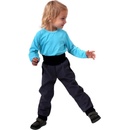 Jožánek Detské softshellové nohavice s reguláciou pása antracitové