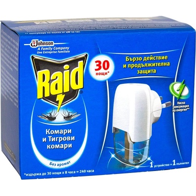 Raid Машинка с течност против комари Raid 21мл