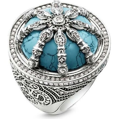 Thomas Sabo Turquoise TR2025 646 17 Tyrkysový kámen s ornamentem