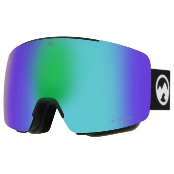 MowMow Маска за ски и сноуборд MowMow Local L/XL с черна рамка и зелена X-celLens плака (MMG-TM22)