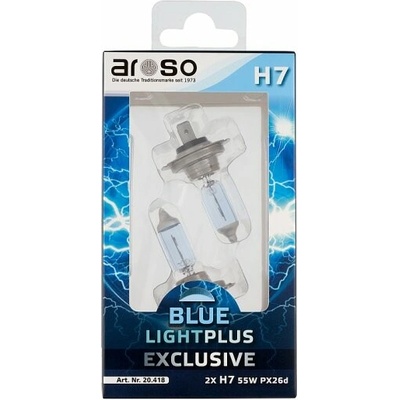 Aroso Light Plus H7 PX26d 12V 55W 2 ks blue / xenonový efekt