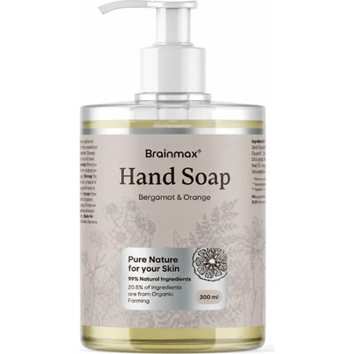 BrainMax Liquid hand soap bergamot orange 300 ml