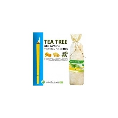 HOXI Ušní svíce s tea tree 10 ks