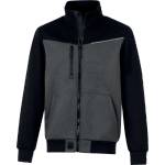 Delta Plus Delta swabi / Мъжки суитшърт с цип - тъмносив/черен xxxl (swabigr3x)