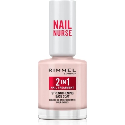 Rimmel Nail Nurse 2-in-1 podkladový lak na nehty se zpevňujícím účinkem 12 ml – Zboží Dáma