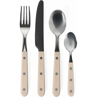 Salt&Pepper antikoro príbor v striebornej farbe béžový 16 ks