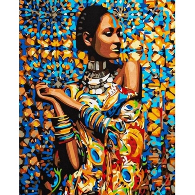 ASTRA Maľovanie podľa čísel IN INDIA´S GLOW na ráme 40 x 50 cm 801023902