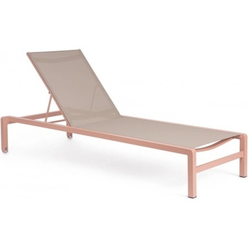 Bizzotto Konnor РОЗОВ ШЕЗЛОНГ С КОЛЕЛА (0663711)