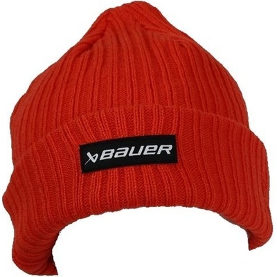 Bauer čepice Ribbed Toque SR oranžová
