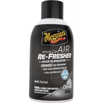 Meguiar's Air Re-Fresher Odor Eliminator Black Chrome Scent 71 g