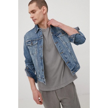 Superdry džínová bunda pánská tmavomodrá