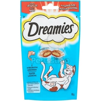 Image 1 of Dreamies лакомство за награда със сьомга за котки 60 гр