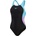 Speedo Colourblock Splice Muscleback Womens - Blck/Prpl/Blue