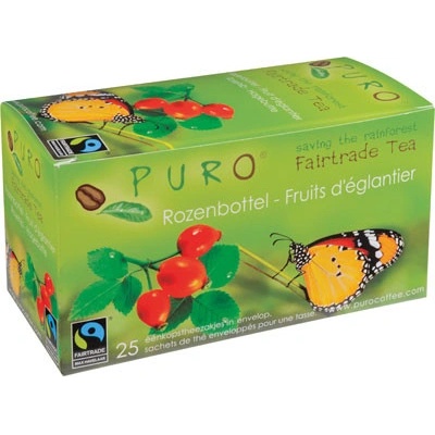 Puro Čaj Fair Trade šípek ibišek 25 x 2 g