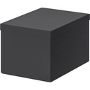 Ikea TJENA Papírová krabice s víkem 18 x 25 x 15 cm černá