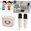 BLUETOOTH KARAOKE SADA 2 BEZDRÁTOVÝCH LED MIKROFONŮ + REPRODUKTOR PRO DĚTI