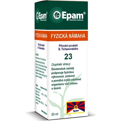 Epam 23 pre športovcov Tibetskej prírodné Biostimulátory 50 ml