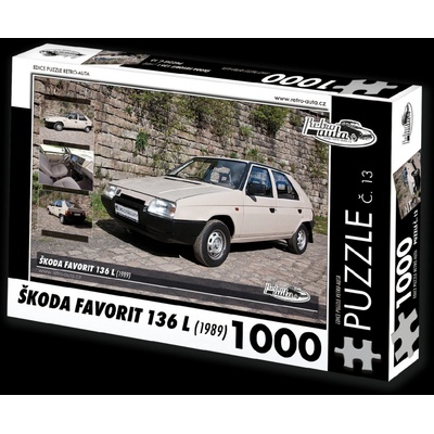 Retro-Auta č. 13 Škoda Favorit 136 L 1989 1000 dílků
