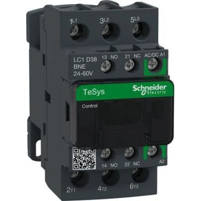 SCHNEIDER ELECTRIC SCHNEIDER Stykač LC1D38BNE 3P 38A 24-60VAC/DC LC1D38BNE