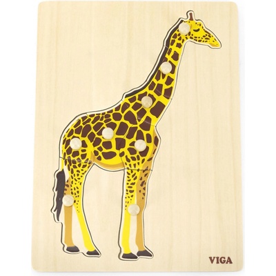 Viga montessori vkládačka