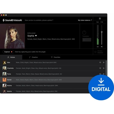 Sonarworks SoundID VoiceAI Small Token Pack - 72 000 Tokens (Digitálny produkt)