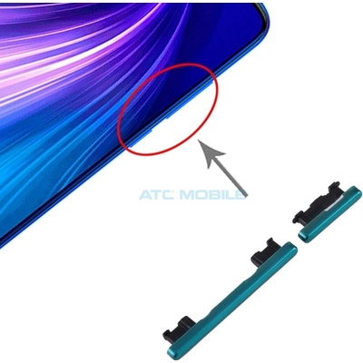 Boční tlačítka Xiaomi Redmi Note 8 Pro zelená