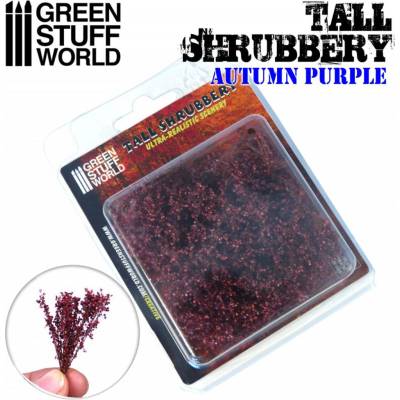 Dekorace Green Stuff World Tall Shrubbery: Autumn Purple