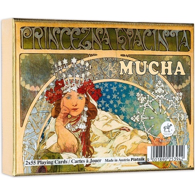 Piatnik Карти за игра Piatnik - Mucha Hyacinta (2 тестета) (253942)
