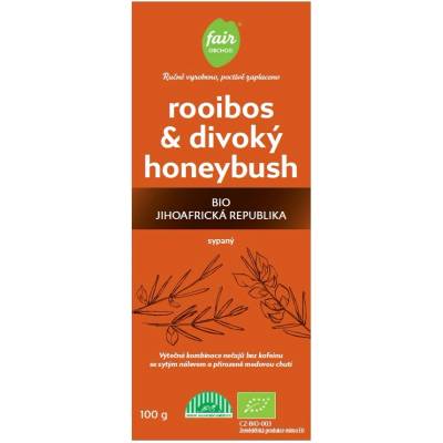 Fairobchod Bio rooibos a divoký honeybush z JAR sypaný 100 g