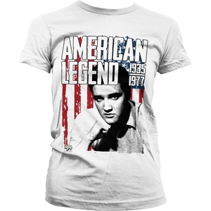 HYBRIS дамска тениска Elvis Presley - American Legend - HYBRIS - RD-5-ELV004-H18-2-WH