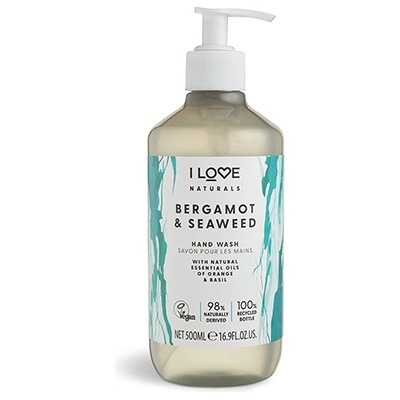 I Love Cosmetics Naturals Bergamot & Seaweed течен сапун за ръце за жени 500 мл