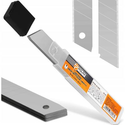 Polax 20x Segmentové čepele 18 mm LÁMACIE NOŽE Tapetárske Vymeniteľné Náhradné Náplne 6Z-P