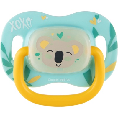 Canpol babies Симетрична силиконова залъгалка Canpol - Exotic, 0-6 m, Коала (34/920_koal)