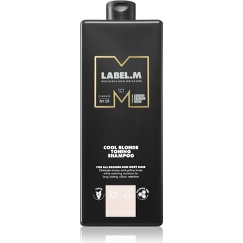 label.m Cool Blonde Toning Shampoo шампоан неутрализиращ жълтеникавите оттенъци 1000ml