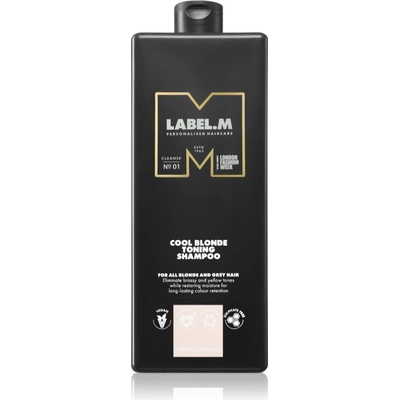 label.m Cool Blonde Toning Shampoo шампоан неутрализиращ жълтеникавите оттенъци 1000ml