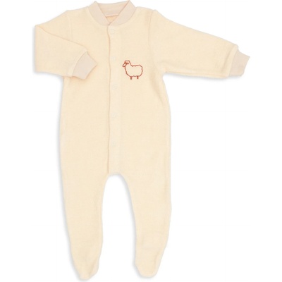 Engel Детски цял костюм Engel Kids' One-Piece Pyjamas Little Sheep Pyjamas - Natur - размер 62/68 (EU) (704-6106-0112)