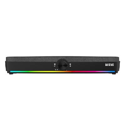 Marvo Soundbar SG-286, 10W, čierny, RGB Rainbow podsvietenie, USB / Bluetooth