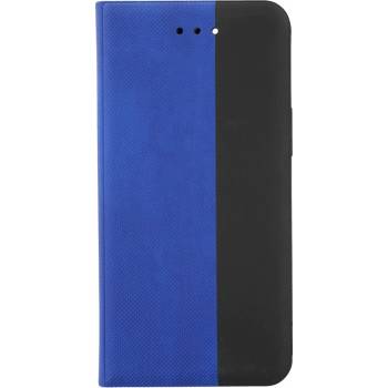 Prio Флип калъф за Apple iPhone 13 Mini от изкуствена кожа, синьо-черен (15941)