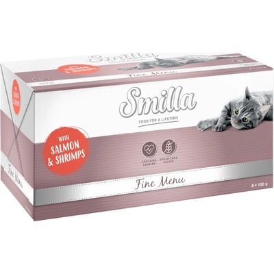 Smilla Fine Menu losos s krevetami 8 x 100 g