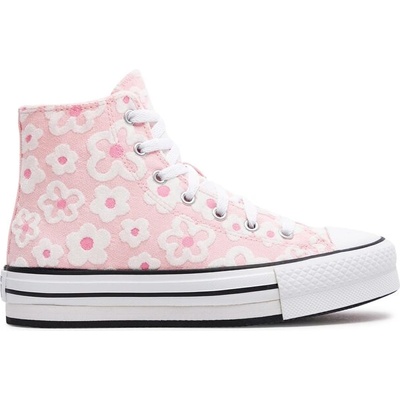 Converse Кецове Converse Chuck Taylor All Star Lift Platform Flower Embroidery A06324C Donut Glaze/Oops Pink/White (Chuck Taylor All Star Lift Platform Flower Embroidery A06324C)