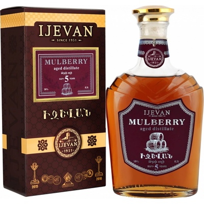 Ijevan Mulberry Brandy 5y 50% 0,5 l (karton)
