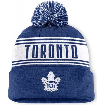 Fanatics pánská Zimní čepice Toronto Maple Leafs Fundamental beanie Cuff with Pom