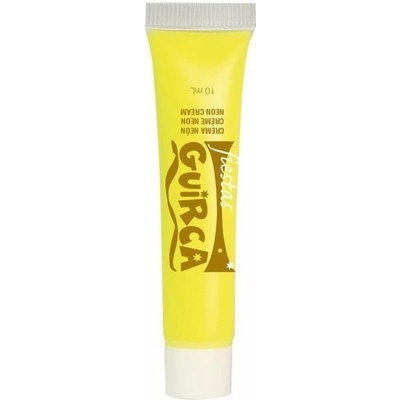 Guirca Farba na tvár v tube neon žltá 10 ml