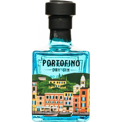 Portofino Dry Gin 43% 0,1 l (holá láhev)