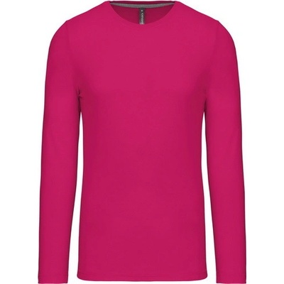 Kariban VINTAGE K359 pánské tričko s dlouhým rukávem fuchsia