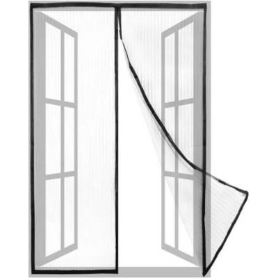 záves na dvere proti hmyzu magnetický 220x100cm, antracit