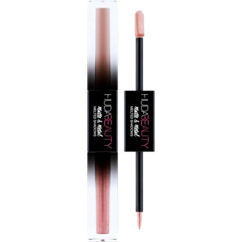Huda Beauty Matte & Metal течни сенки за очи канелен тост 4 мл