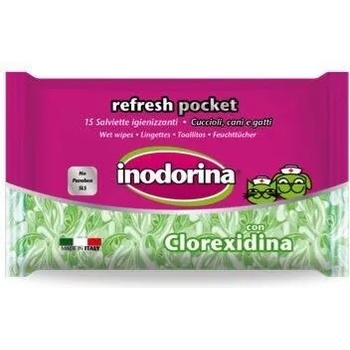 Image 1 of Inodorina Refresh - Мокри кърпички Хлорхексидин 40 бр